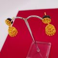 Gold Plated Pinjara/ Pinjada Earring Small Jhumka For Girls And Women. 
