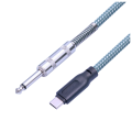 6.35mm Male to USB Type-C Male Guitar Audio Cable 1/4Inch to USB-C Recording Cord Guitar to USB C Record Cable 3 Meter Easy Install. 
