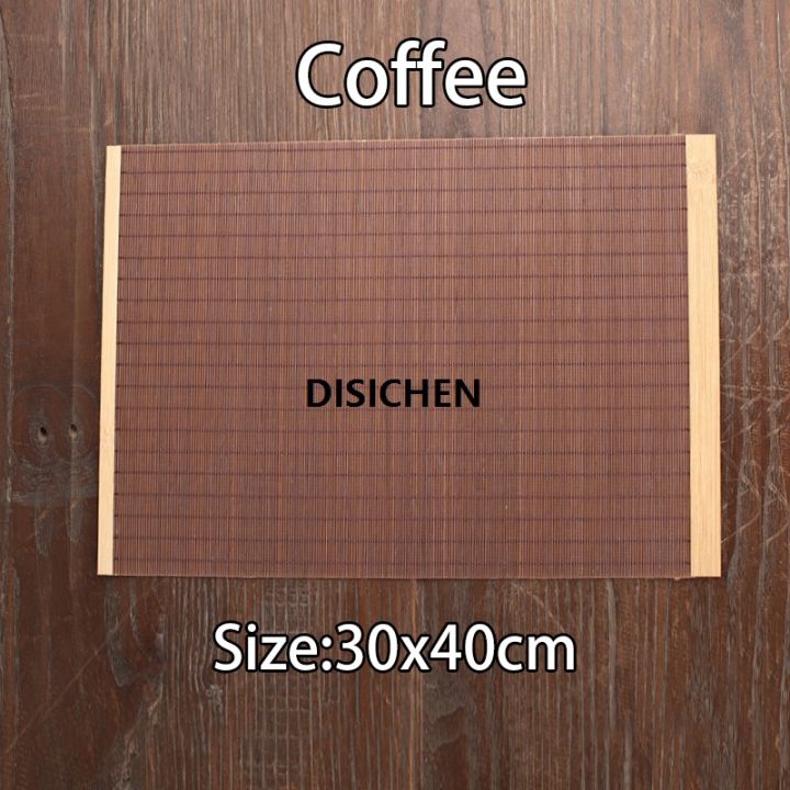 DISICHEN%20New%20Natural%20Bamboo%20Table%20Mat%20Tea%20Dining%20Hot%20Insulated%20Table%20Runner%20Japanese%20Style%20Natural%20Woven%20Placemat%20Coaster%20Cup%20Pad%20Affordable%20-%20Image%207