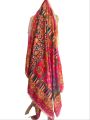 Rajasthani Silk Mirror Work Shawl For Women. 