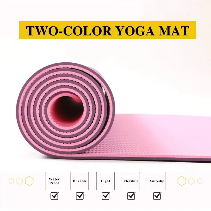 TPE%20Yoga%20Mat%206mm%20Double%20Color%20%E2%80%93%20Non-Slip,%20Eco-Friendly,%20Lightweight%20&%20Durable%20for%20All%20Yoga%20Styles%20-%20Image%207