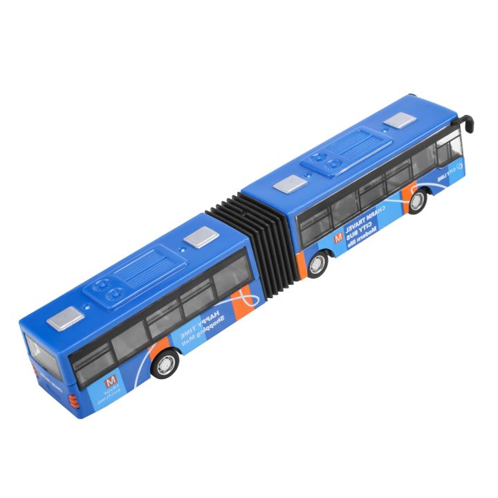 Children'S Diecast Model Bus Car Toys Pull Back Toys Blue | Daraz.com.np