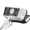 Portable Rechargeable LED Headlamp Mini Portable Powerful Rechargeable Headlamp Lightweight Adjustable Angle Camping Flashlight Outdoor Night Running. 