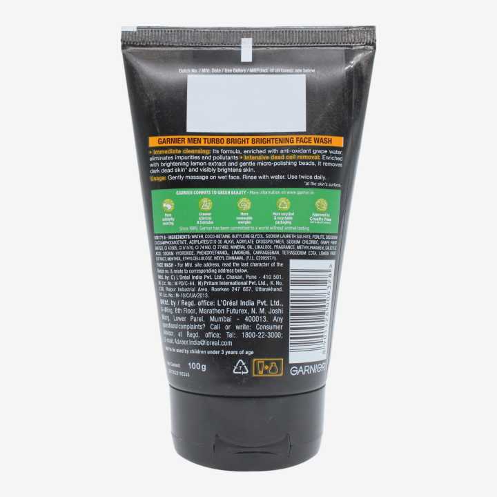 Garnier%20Men%20Turbo%20Bright%20Face%20Wash%2050G%20-%20Image%204