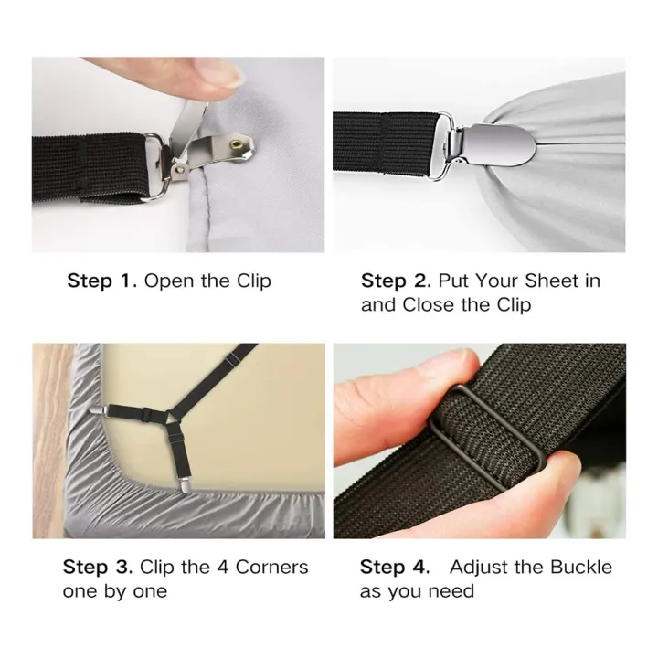 2Pcs%20Adjustable%20Elastic%20Suspenders%20Gripper%20Straps%20Clip%20for%20Bed%20Sheets%20Mattress%20Covers%20Sofa%20Cushion%20(Black)%20-%20Image%203
