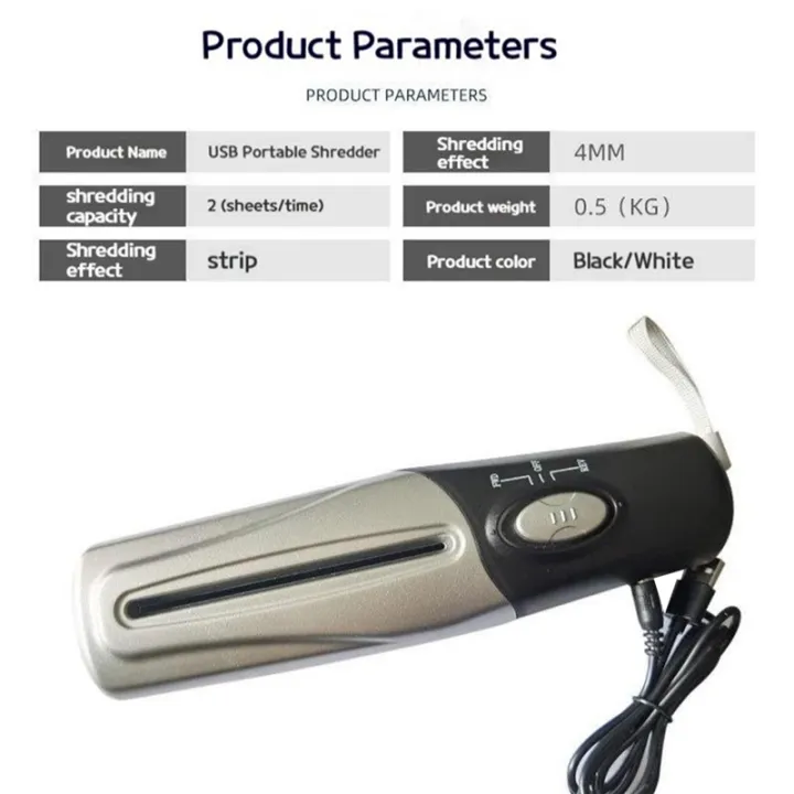 JAERBEE%20Usb%20Portable%20Paper%20Shredder%20Multifunctional%20Mini%20Electric%20Paper%20Shredder%20Document%20Strip%20Cutter%20Office%20Stationery%20-%20Image%203