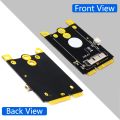 Upgrade Version Mini PCIe (MPCIe) Converter Adapter Board 12+6 Pins WiFi Card to Mini PCI-E for Broadcom BCM94360CD. 