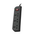 Belkin 3-Socket Surge Protector with LED Indicator - Universal Plug Type | Belkin Extension Cord | 100% Genuine. 