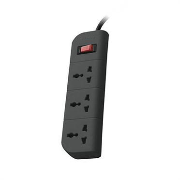 Belkin 3-Socket Surge Protector with LED Indicator - Universal Plug Type | Belkin Extension Cord | 100% Genuine