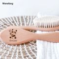 Wenefang Personalised Baby Hairbrush Custom Name Infant Hair Brush Newbron Shower Gift Boys Girls Engraved Keepsake Baby Wooden Products. 