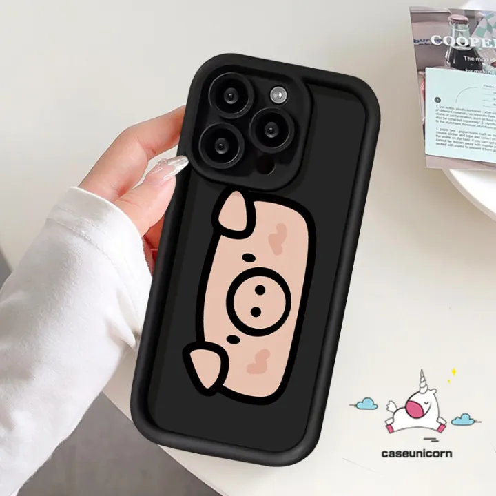 Pink%20Cute%20Pig%20Head%20Couple%20Graffiti%20Cover%20Compatible%20For%20IPhone%2011%2015%2014%2013%2012%20Pro%20Max%207Plus%20XR%20XS%20Max%20X%2015%207%206s%206%208%20Plus%20SE%202020%20Angel%20Eye%20Soft%20Case%20-%20Image%205