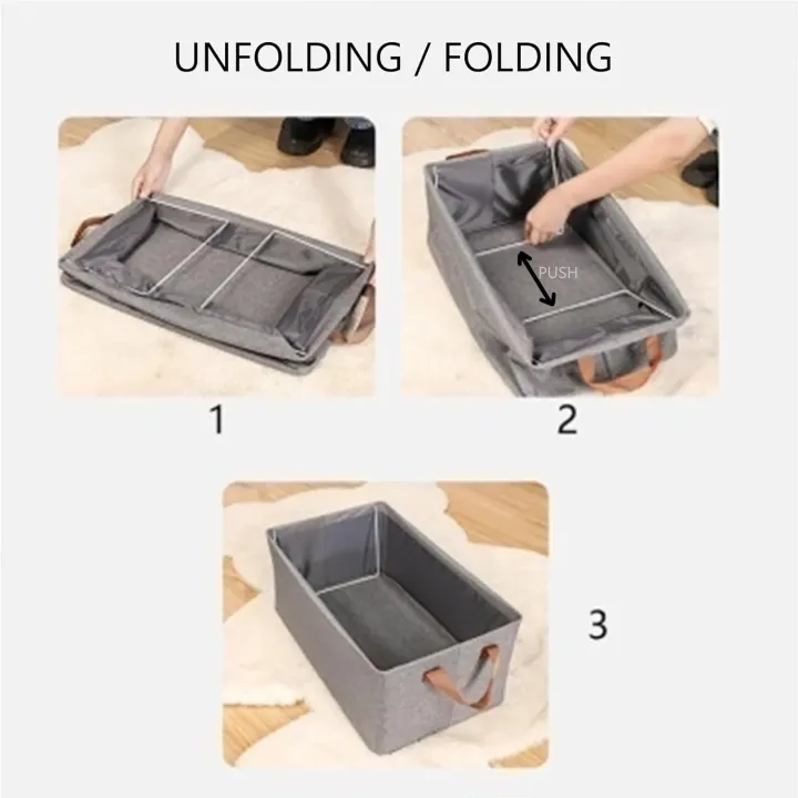 Wardrobe%20Cupboard%20Organiser%20Storage%20Box%20for%20Clothes%20Jeans%20Sarees%20Toys,%20Double%20Layer%20Cloth%20with%20Steel%20Frame%2048x30x20%20cms%20(%2026%20Litres%20,%20White%20Floral%20-Pack%20of%201%20)%20-%20Image%205