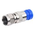 50PCS RG6 Compression Connectors Coaxial Cable Waterproof Connection F Compression Connector RG6 Coaxial Compression Tool. 