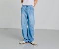 Black And Wash Ice Color Light Blue  Loose Fit Jeans Fashion Pant for Men | Multicolor | Baggy Pants Men. 