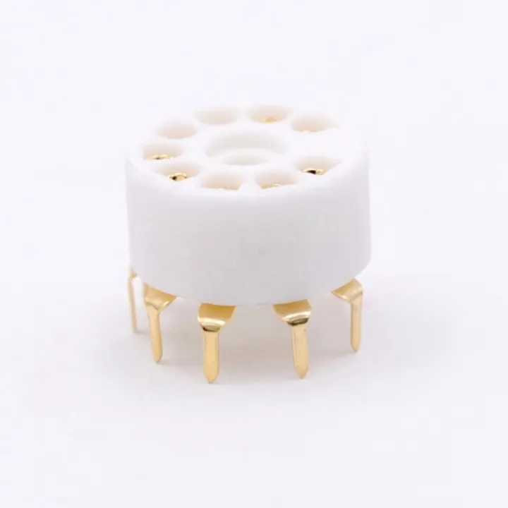 Kqueebee%2020PCS%20PCB%209Pin%20Ceramic%20B9A%20Vacuum%20Tube%20Socket%20Audio%20HIFI%20DIY%20Amps%20for%2012AX7%2012AU7%2012AT7,%20Golden-Plated%20&%20Silver-Plated%20-%20Image%206