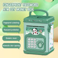 Cute ATM Machine with Fingerprint Password Safe Box with Handle ATM Music Coin Box Bank With Fingerprint Digital. 