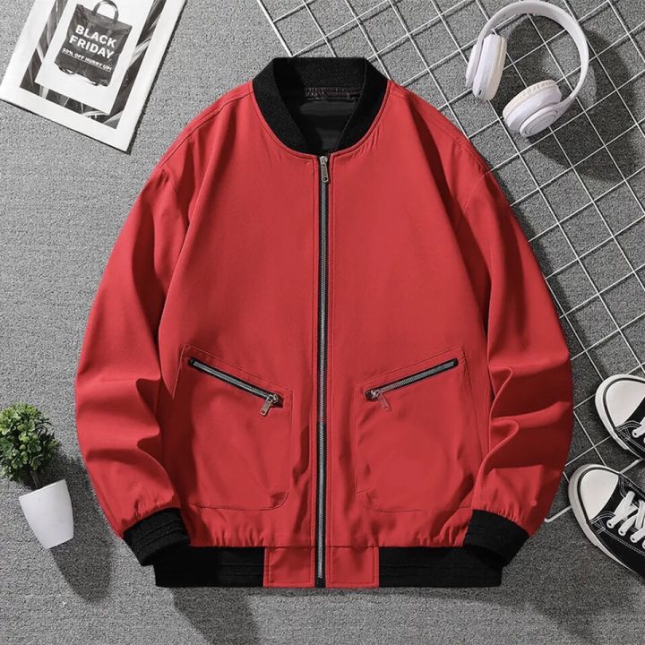 Summer%20Stretchable%20Windproof%20Wrinkle%20Fabric%20Bomber%20Jacket%20With%20Front%20Zip%20Design%20For%20Men%20%7C%20Fashion%20Windproof%20Bomber%20Jacket%20For%20Men%20-%20Image%205