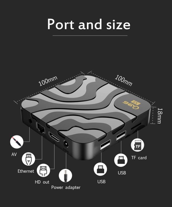 Q96%20X5%20(2+16)GB%204K%20Android%2013.1%20Tv%20Box,%205G,%20Bluetooth,%20%20WiFi6,%20NetTv,%20CricFy%20Tv%20-%20Image%202