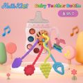 teething baby toys baby bottle bell gum food grade toy chewing baby] fullyoung [_520 store HelloKimi baby teether rattle toy smart grip toy. 