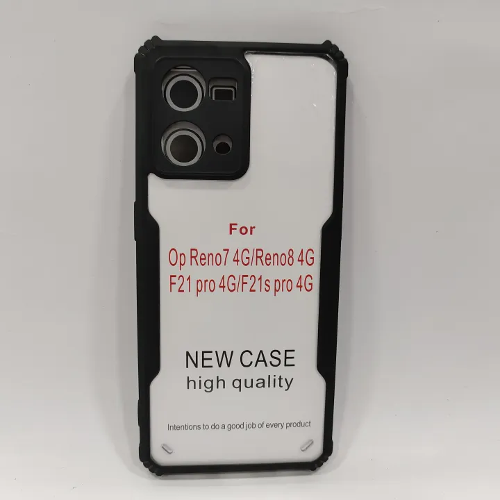 Oppo%20F21%20Pro%204G%20/Oppo%20F21s%20Pro%204G%20/Reno%207%204G%20/Reno%208%204G%20Cover%20(All%20Same%20Size)%20Clear%20Transparent%20Black%20Bumper%20%20Cover%20Case%20-Non%20Yellowing%20-%20Image%204