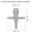 Aquarium Air Valve 3 Way Air Pump Control Valve For Fish Tank Plastic. 