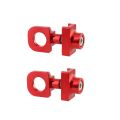 2PCS Durable Aluminum Alloy Bicycle Chain Tensioner Single Speed Easy Installation Chain Tensioner Adjuster Lightweight Stable Bike Chain Fastener Bicycle Repair. 