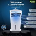 Symphony HICOOL 31T Personal Air Cooler For Home with Remote control & Powerful Blower, Knob Control, Honeycomb Pads, i-Pure Technology and Low Power Consumption (31L, White). 