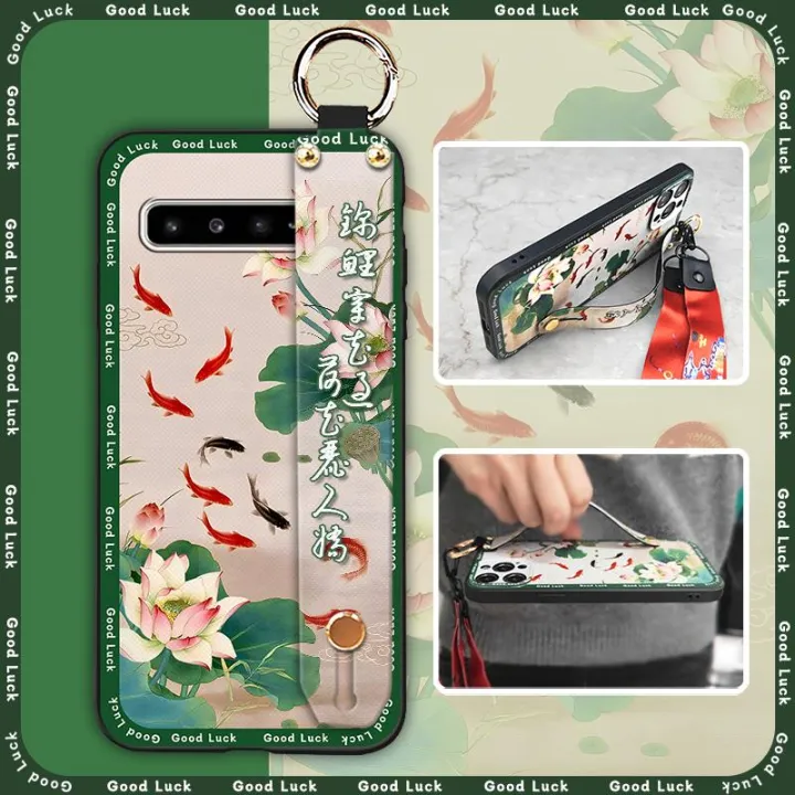 Wrist%20Strap%20Shockproof%20Phone%20Case%20For%20Samsung%20Galaxy%20S10%205G/SM-G977N%20Wristband%20Phone%20Holder%20Anti-dust%20Back%20Cover%20fashion%20-%20Image%204