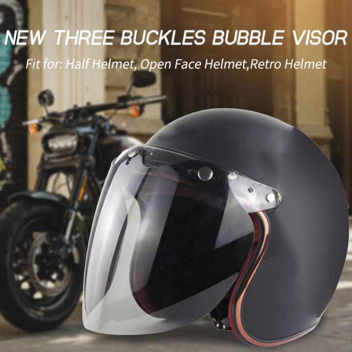 Open%20Face%20Helmet%20Visor%20Motorcycle%20Helmet%20Bubble%20Lens%203-Snap%20Bubble%20Wind%20Shield%20Visor%20-%20Image%207