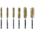 OUMERY Round Wire Brush Diameter Stainless Steel Tube Brushes in Different Sizes with Round Wire Brushes for Rotary Hammers. 