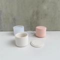 Ornaments Storage Tank Silicone Mold DIY Small Round Plaster Candle Jar Cup Mold Silicone Mold Cement for Plaster Cement Drop Glue Resin Molds Home Decor Ornaments. 