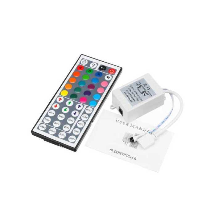 44 Keys RGB IR Remote Controller for 12V 5050 RGB LED Strip | Daraz.com.np