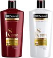 TreSemmé Keratin Smooth Shampoo 700ml | Anti-Frizz Hair Shampoo with Keratin & Argan Oil for Smooth, Shiny Hair. 