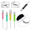 4 Pcs Mobile Accessories Spiral Lightning Cable Charger Protector For Data Cable Wires - Protector For All Types of Wires - Smartphone Chargers - Cables. 