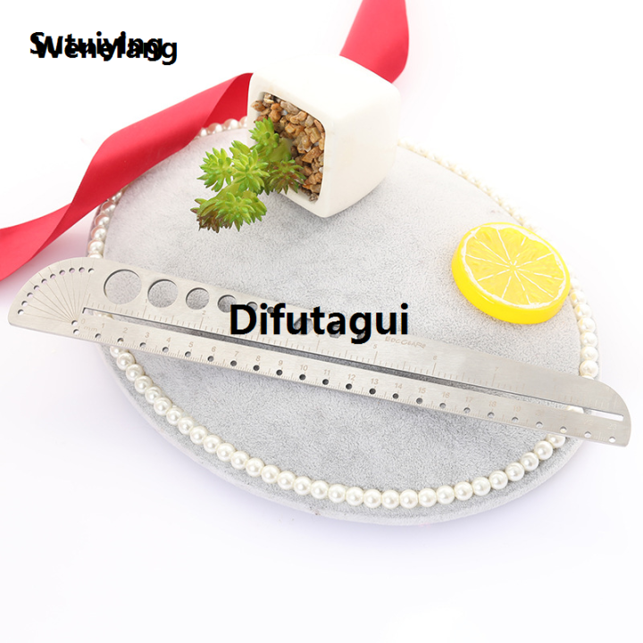 Difutagui%201%20PC%20Multi%20Functional%20Stainless%20Steel%20Tool%20Scale%20Ruler%20High%20Quality%20Luxury%20Profesional%20Office%20Compass%20Protractor%20Hexagonal%20EDC%20Outdoor%20Tool%20-%20Image%202