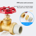 PPR20/25/32 PPR Gate Valve Double Union Tap Water Pipe Switch Hot Melt System PPR20. 