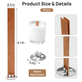 100 Wooden Wicks for Candle Making, for Candle Making, Wooden Wicks+Metal Clips A 1Set. 