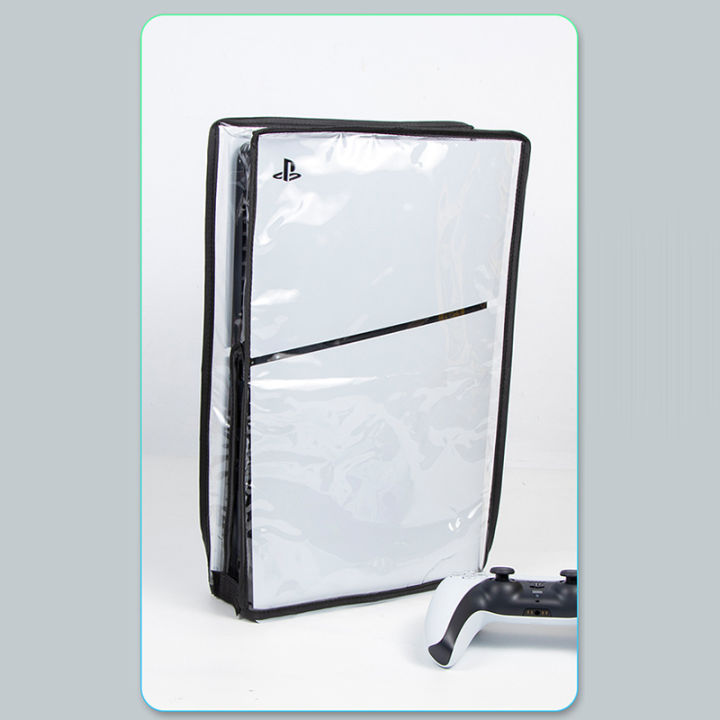 For PS5 Slim Console Dust Cover Dustproof Transparent Case Dustprevent Bag Game Accessories For Disc Version & Digital Edition Taotai