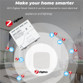 2X 4CH Zigbee Smart Light Switch Module AC 85-250V RF433 Receive 10A Relays Work with Alexa Assistant,Tuya Smart Life. 