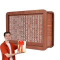 Wooden Piggy Bank for Adult Kids, Money Box with Counter, Reusable Money Box with Counting Target -E. 