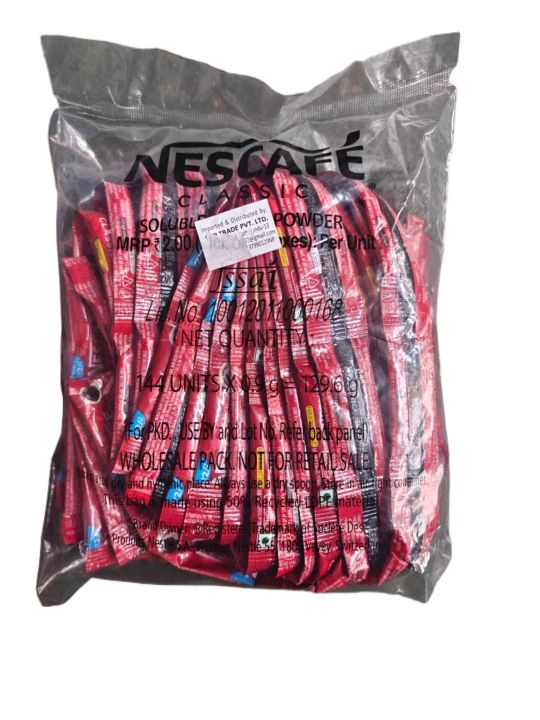 Nescafe%20Classic%20Instant%20Coffee%20Sachets%20144%20Pcs%200.9%20Gm%20Each%20-%20Image%204