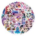 New Derpy Tiger KPop Demon Hunters Stickers Waterproof Graffiti Saja Boys Stickers Zoey Rumi Mira DIY Decals Phone Case Decoration. 