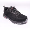 Black Camrel Fabric Plain Design Shoes For Men. 