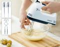 Electric Handheld Food Blender 7 Speed Adjust Double Whisk Eggs Mixer Batter Beater For Kitchen Cake Food Mixer. 