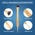 Kqueebee New Y 0.6mm Tri-point Screwdriver Tool For 7 Watch Magnetic Tip. 