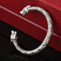 【41702198】Massive Bracelet Wolf Bangle Wristband Nordic Vikings Cuff. 