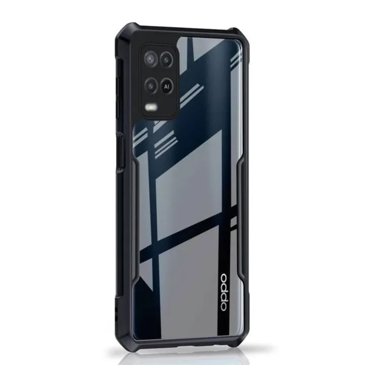 Oppo%20A54%20IPaky%20Design%20Premium%20Quality%20Soft%20Rubber%20Sides%20Transparent%20Shockproof%20Back%20Cover%20-%20Image%202