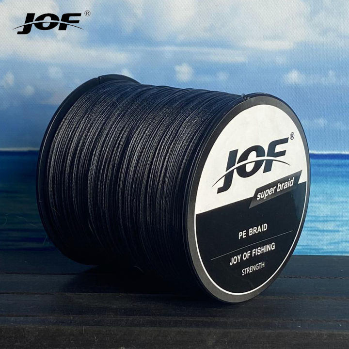 JOF 4 Strands Braided 300M 500M 1000M PE Multifilament Strong Fishing Line