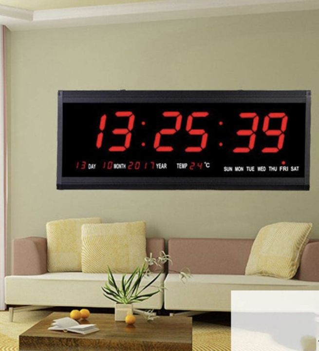 LED%20Digital%20Calendar%20JH3615%20Digital%20LED%20Wall%20Clock,%20Length%2036%20cm%20with%20Calendar%20and%20Temperature%20Display%20-%20Image%204