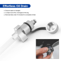 Car Aluminum Alloy Oil Drain Valve Quick Drain Suitable Quick Twist Oil Drain Valve for M12x1.25 with Hose Parts. 